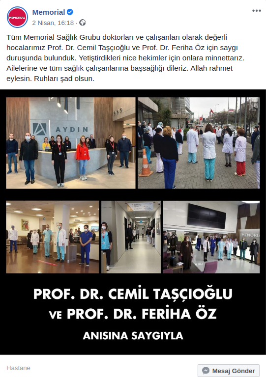 Prof. Dr. Cemil Taşcıoğlu - Sevenlerinin Veda Sözleri