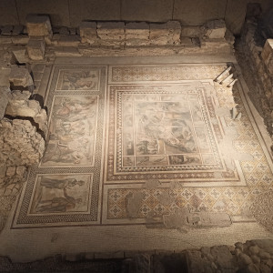 Helenistik dönem misafir odası zemini